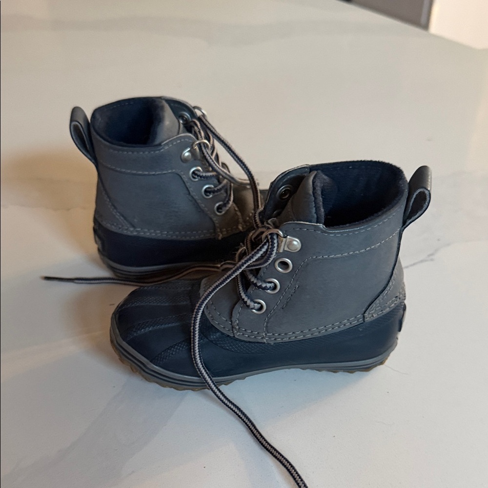 Sperry Kids' Charcoal Lace-Up Boots
